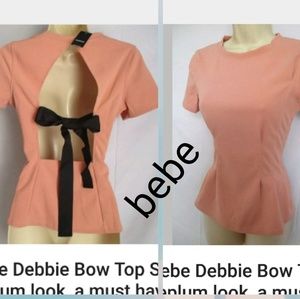 New With Tags bebe Debbie Bow Top   

Brunch-perfe